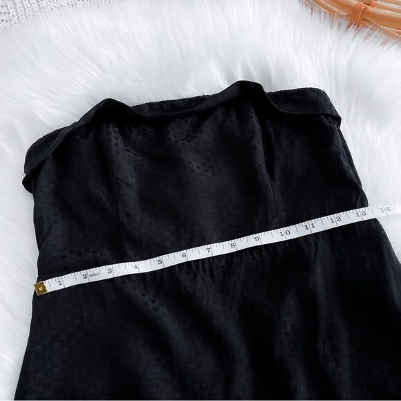 Bardot Strapless Iridescent Polka Dot Mini Length  Dress Corset Front US 6 - Picture 12 of 15